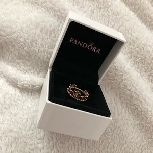 Pandora Rose Gold Princess Tiara ring (MUST GO)